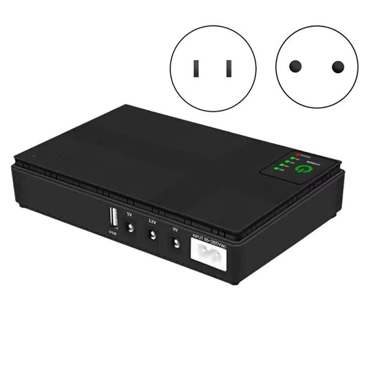 1 Set Uninterruptible Power Supply USB 10400Mah Battery Backup For Wifi Router CCTV (US Plug)