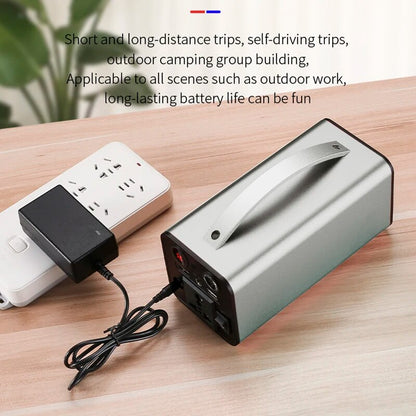 45000mAh UPS Solar Generator Power Supply Station 180W Portable Auxiliary Battery Power Bank Inverter USB C PD for Outdoor