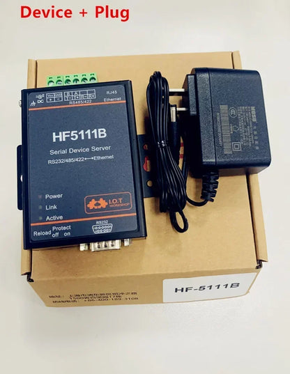 HF5111B Serial Device Server RS232/RS485/RS422 Serial to Ethernet Free RTOS Serial Server convertidor rs232 a rs485