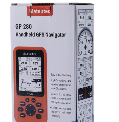 Matsutec GP-280 navigateur GPS portable/localisateur GPS marin récepteur GPS portable haute sensibilité/divers écrans de Voyage
