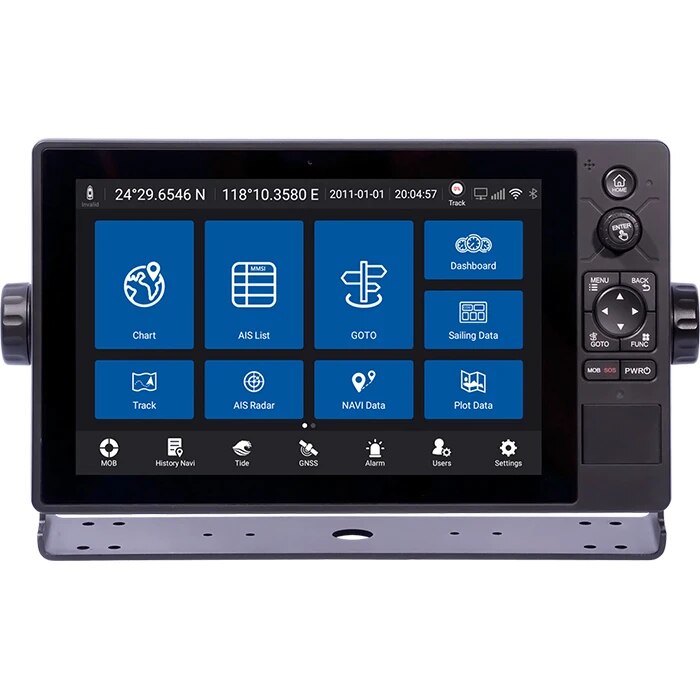Displays multifuncionais XINUO XN6010 com transceptor AIS Touch Screen GPS / BDS Navigator para iate / pesca / barco de recreio