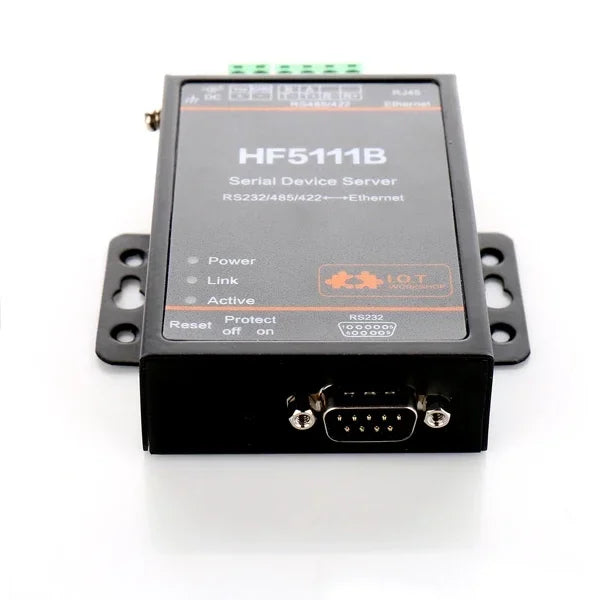 HF HF5111B RJ45 RS232/485/422 Serial To Ethernet Free RTOS Serial 1 Port Server Converter Device Industrial Connector Unit