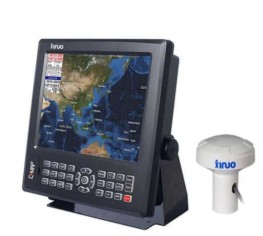 XINUO 12.1 Inch Marine AIS HM-5912N with C-Map Cartography GPS Chart plotter with AIS Transponder Class B