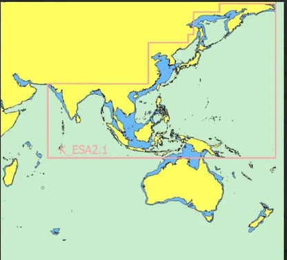 Marine charts card with charts for the ONWA or Matsutec chartplotter Reveal Coastal Charts for Marine GPS Navigation