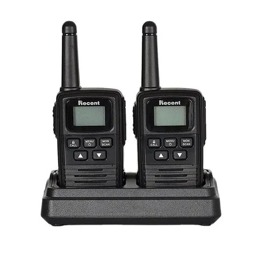 Transceptor FM profissional RECENTE walkie talkie RS-12 Rádio portátil sem licença multipadrão 0,5 W / 1 W 