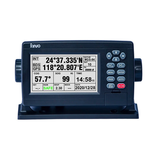 Navegador marinho GPS chart plotter AIS Classe B combo XINUO XF linha XF-520A tamanho pequeno 5 "TFT LCD monitor CE IMO NMEA0183 IP65 