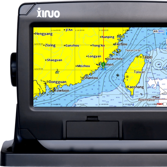 Navegador marinho eletrônico marinho xinuo GN-150 série GN-1507 7 "tamanho pequeno gnss gps chart plotter ce imo interfaces nmea0183 