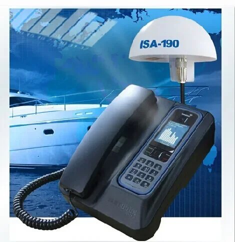 Estação de acoplamento marítima Isatphone Pro com antena ativa e cabo de 10M Telefone via satélite marítimo isatdock ISD-190