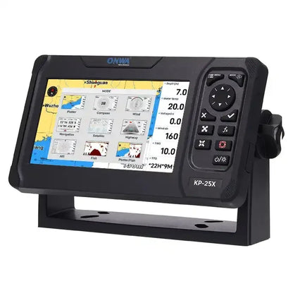 ONWA KP-25X 5-inch IP66 Marine GPS Chart Plotter  4-IN-1 with Echo Sounder with AIS Built-in Fish Finder