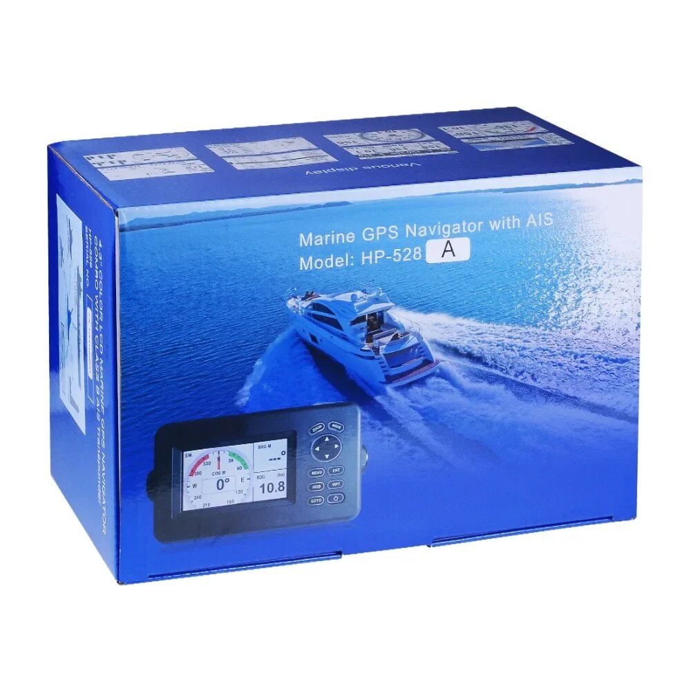 Matsutec HP-528A traceur de cartes LCD couleur 4.3 pouces transpondeur AIS de classe B intégré Combo navigateur GPS marin haute sensibilité