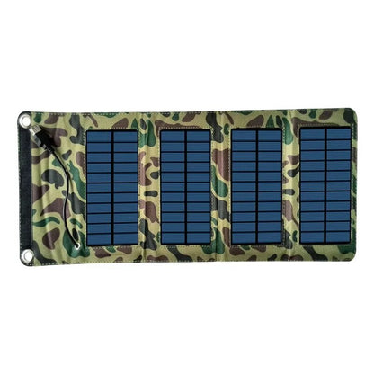 Painel solar dobrável de 7 watts, carregador solar portátil, saco solar, carregador de bateria usb 5v para telefones celulares, painel solar de construção