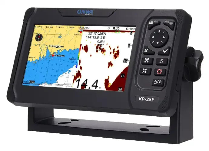 ONWA KP-25F 5-inch Marine GPS Chart Plotter with fish finder KP-25 series
