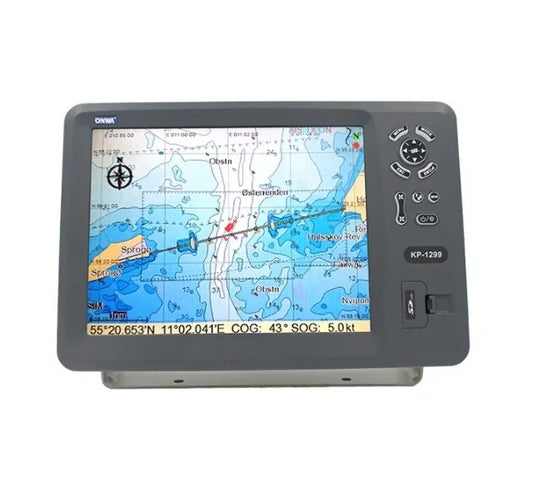 ONWA KP-1299 Traceur de cartes GPS 12,1 pouces (fonctionnalités extensibles) Traceur de cartes GPS 