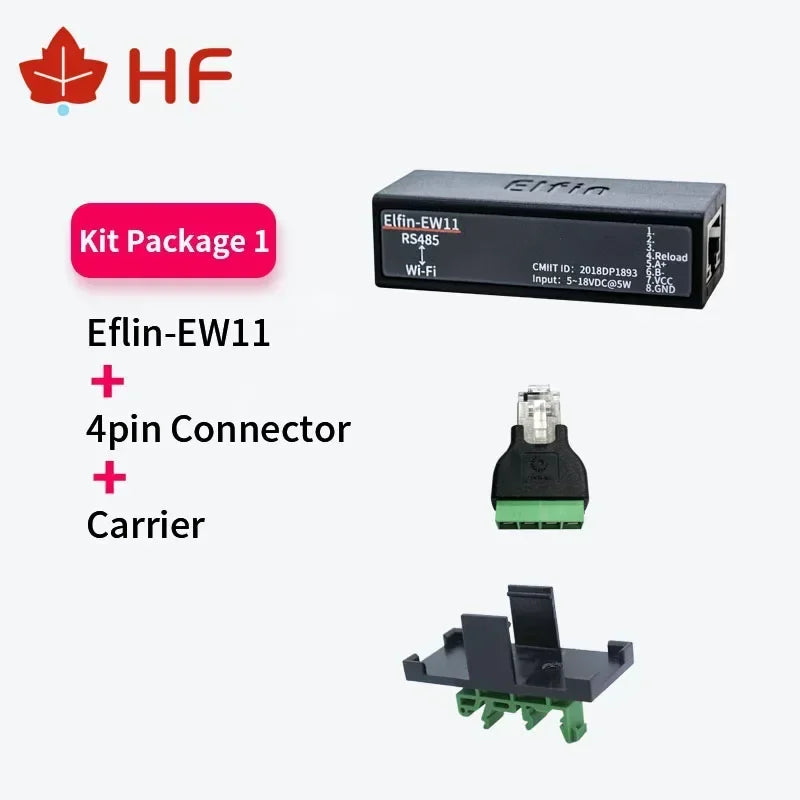 Smallest Elfin-EW11/Elfin-EW11-0 Wireless Networking Devices Modbus TPC IP Function RJ45 RS485 to WIFI Serial Server DTU
