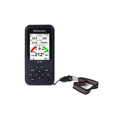 Matsutec GP-280 Handheld GPS Navigator/Marine GPS Locator Handheld High-Sensitivity GPS Receiver/Various Voyage Screens