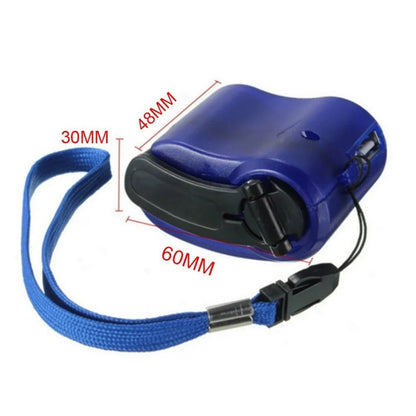 Mini chargeur manuel Portable d'urgence en plein air, chargeur USB, manivelle pour téléphones portables, sac à dos de Camping, Gadget 