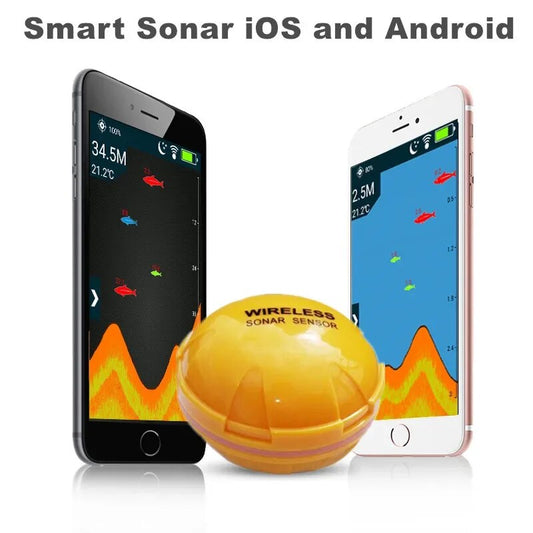 Matsutec XF-06 mobile phone fish finder intelligent sonar detection Replacement Sonar Sensor with iOS &   Android App Wireless