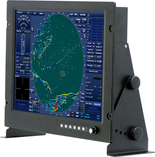 Peças sobressalentes marinhas eletrônica marinha XINUO 19 "grande tela TFT LCD monitor HM-2619 certificado CE padrão IMO 