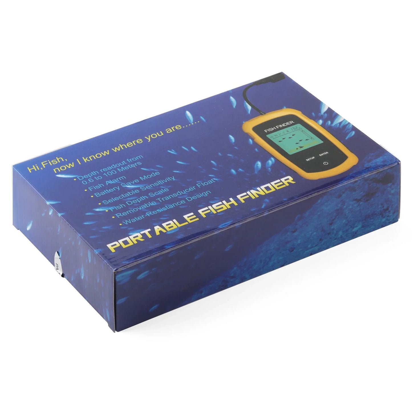 Matsutec GF-600 sem fio sonar alerta de pesca localizador de peixes subaquático ecobatímetro detector de pesca portátil localizador de peixes