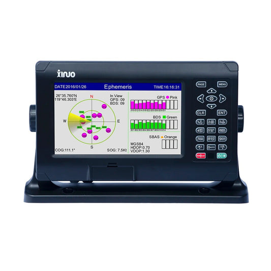 Navegador eletrônico marinho XINUO XF-808 8 "pequeno plotter gráfico GPS monitor LCD CE IMO NMEA0183 interfaces AIS IP65 