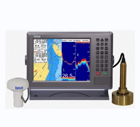 marine electronics XINUO marine GPS chart plotter fish finder combo XF-1069GF 10.4" large LCD monitor display CE IMO NMEA0183
