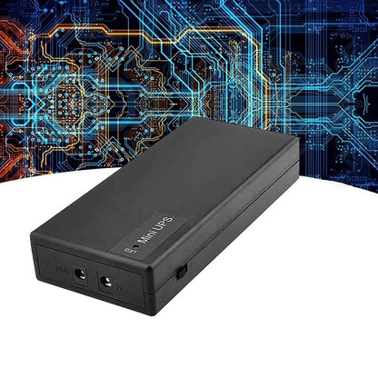 Uninterruptible Power Supply Mini UPS 2A Black For CCTV&Wifi Router Emergency Supply