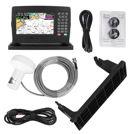 XF‑607 7 Inch Color Display Marine Navigator GPS Navigation Locator With Chart