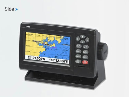 Xinuo XF-520 Navegador GPS por satélite marinho de 5 '', display LCD colorido, posicionamento de modo duplo, plotter de gráfico de barco, navegação GPS 